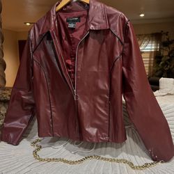 Burgundy Jacket 