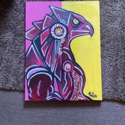 🎨 Original Acrylic Painting – “King Horse” by Mo. Tigo