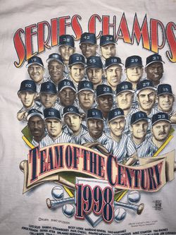 Vintage 1998 New York Yankees World Series T-Shirt Size XL