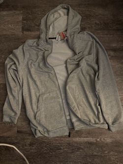 Nike Gray Full-Zip Hoodie with Tags