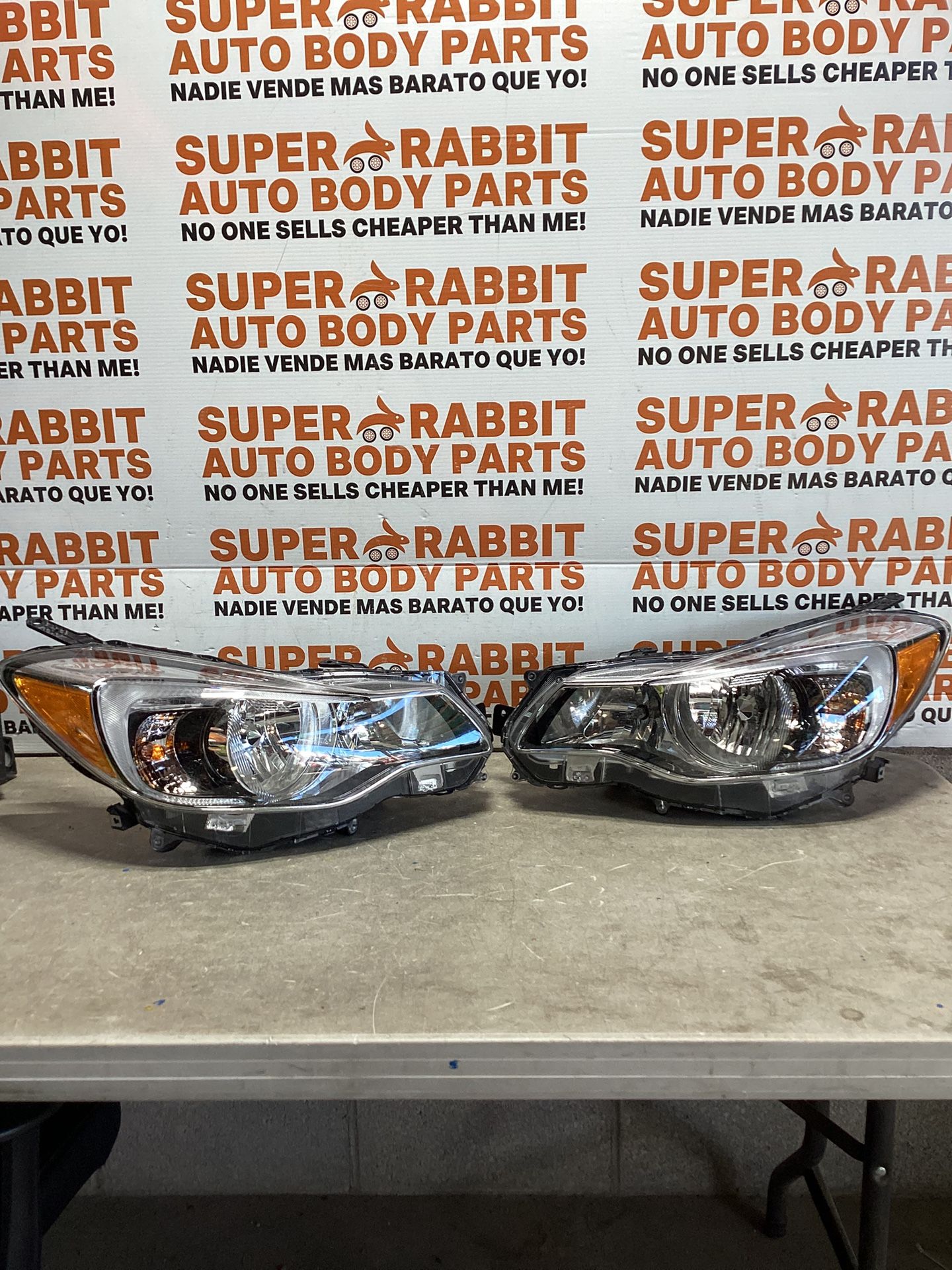 2012 Impreza Crosstrek Headlight Pair Halogen Driver Passenger Original OEM complete 2016