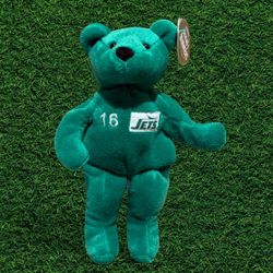  Salvino Bammers Vinny Testaverde Beanie Bear Plush New York Jets