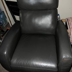Dark Grey Recliner