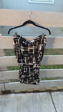 Black & White Office Skirt XL