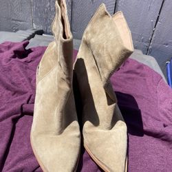 Women’s Leather Cowboy Boots Size 9