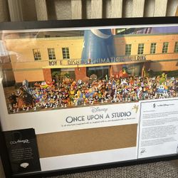Disney ONCE UPON A STUDIO Lithograph DISNEY 100 Cast Member Exclusive