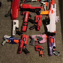10 Nerf Guns And Darts! PERFECT FOR CHRISTMAS 