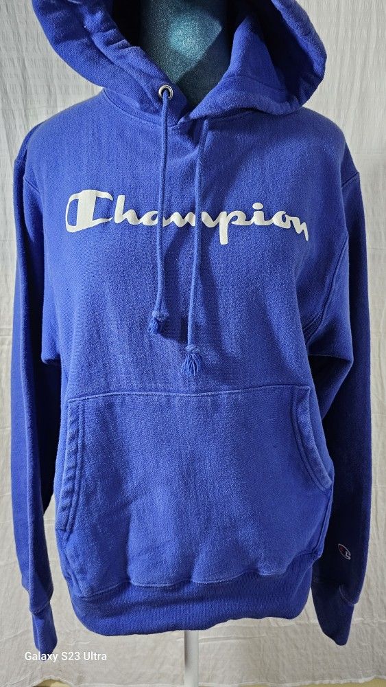 Champion Blue Sweatshirt Hoodie 