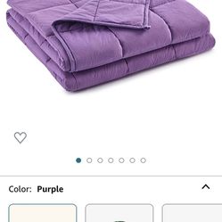 Purple Weighted Blanket- New Never Opened