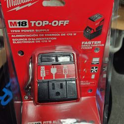 Milwaukee m18 175w power compact inverter.