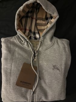 Grey Burberry Hoodie