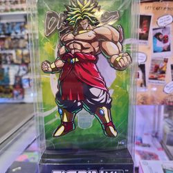 Dragon Ball Fighter Z Super Saiyan Broly Figpin X7 XL is an exclusive item available at GameStop.