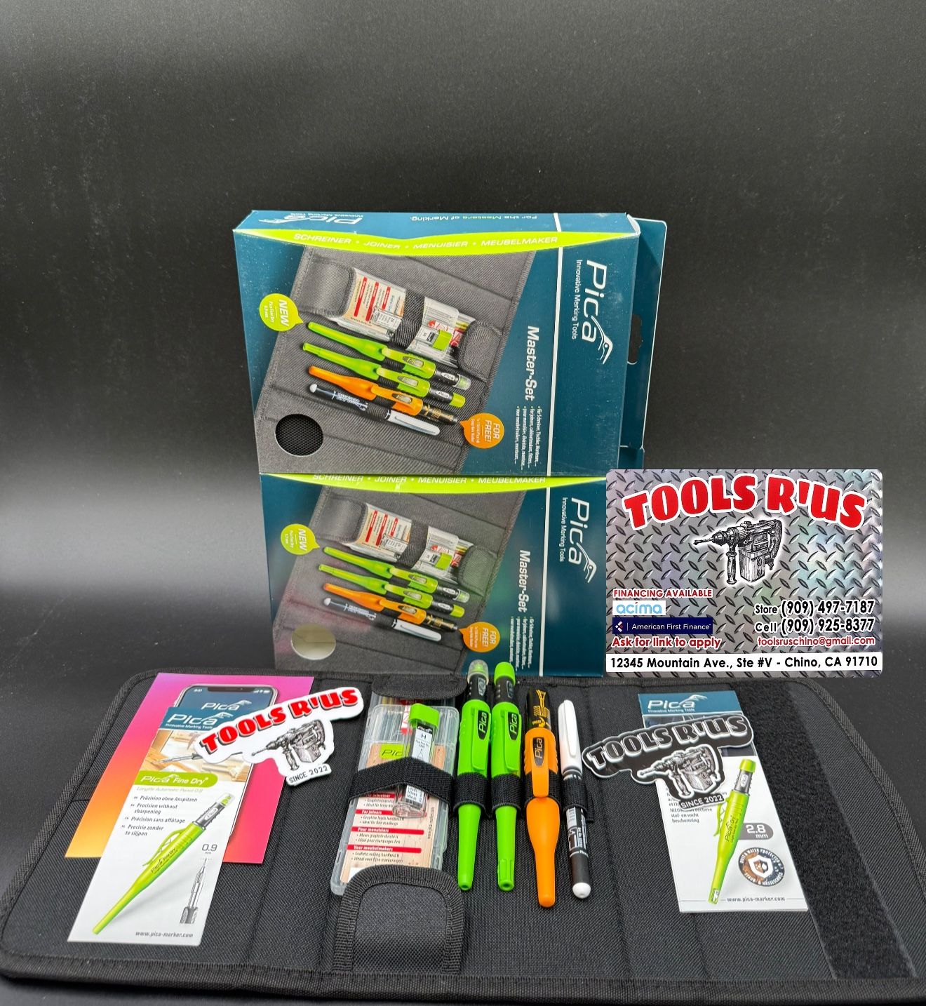 PICA 4pc. MASTER JOINER MARKING SET**(FINANCIAMOS/WE FINANCE)**