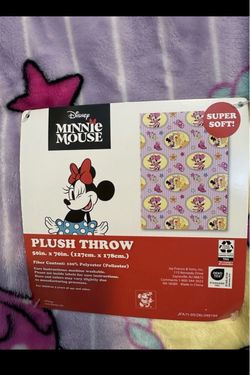 Disney Minnie Mouse Plush Throw Blanket