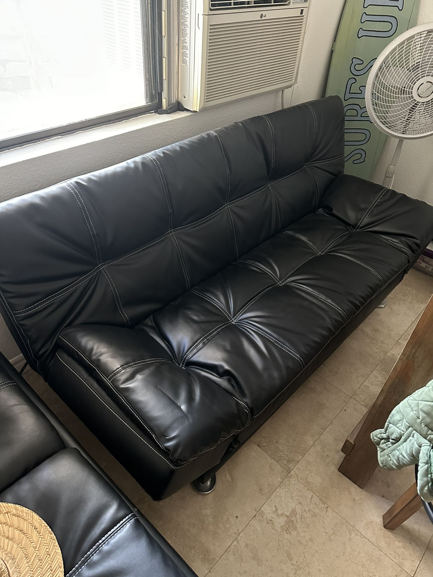 Couch (Futon And Ottoman)