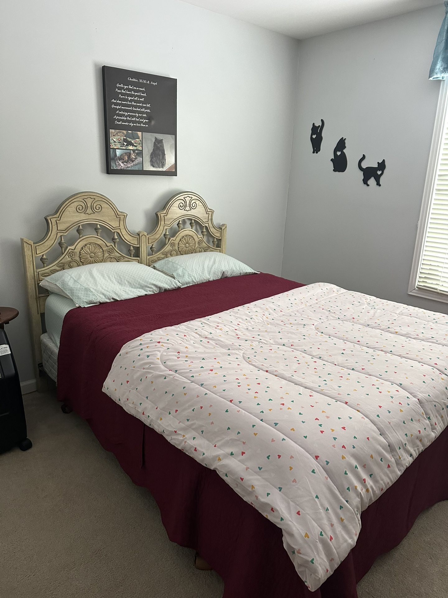 Full Size Bed With Mattress And Dresser