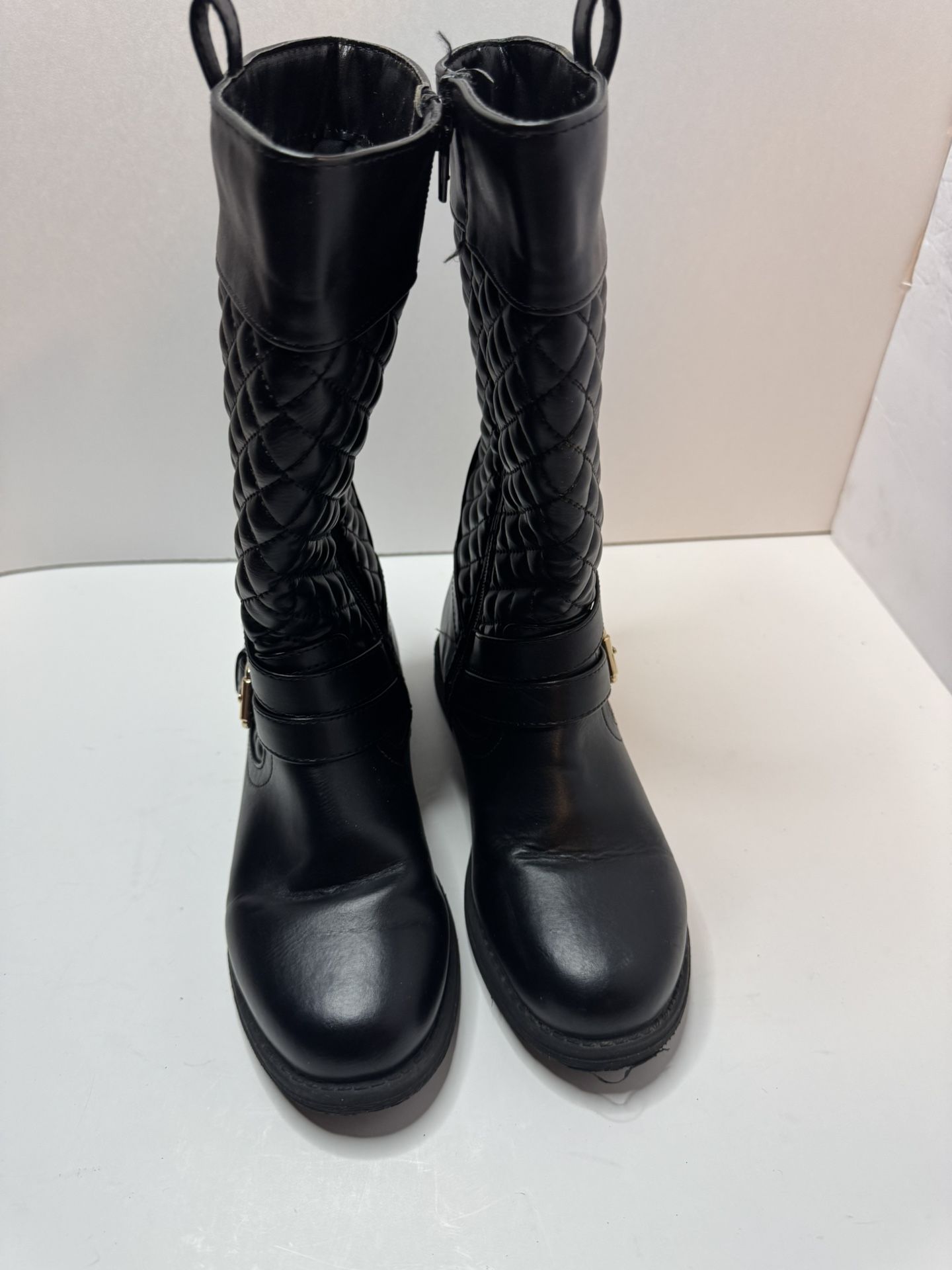 Girls Toddlers Side Zippper Boots Size 2 