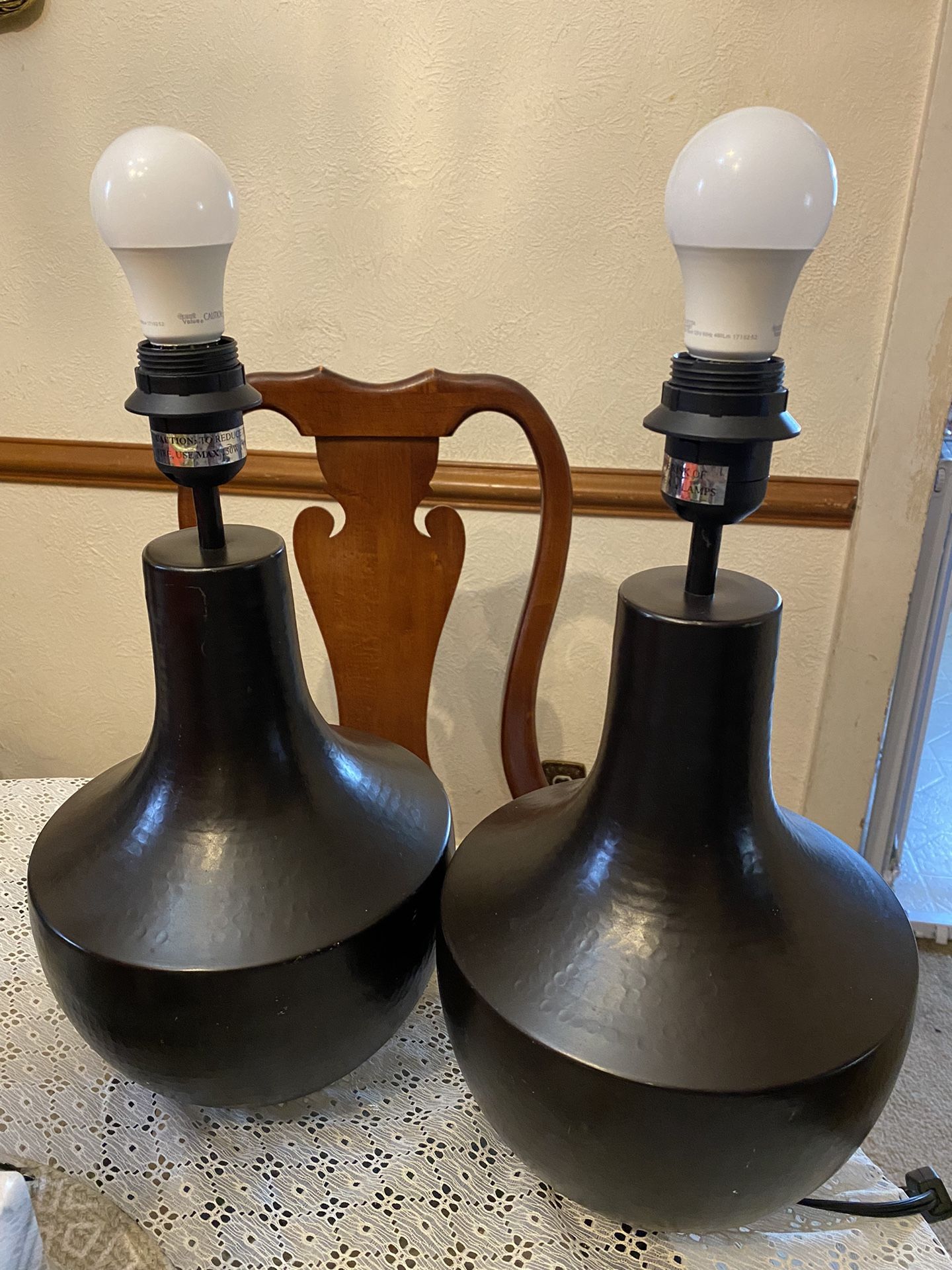 IKEA Table / Bedside Lamps 