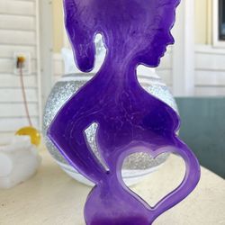 Gender Reveal Epoxy Resin Baby Shower Party Keepsake