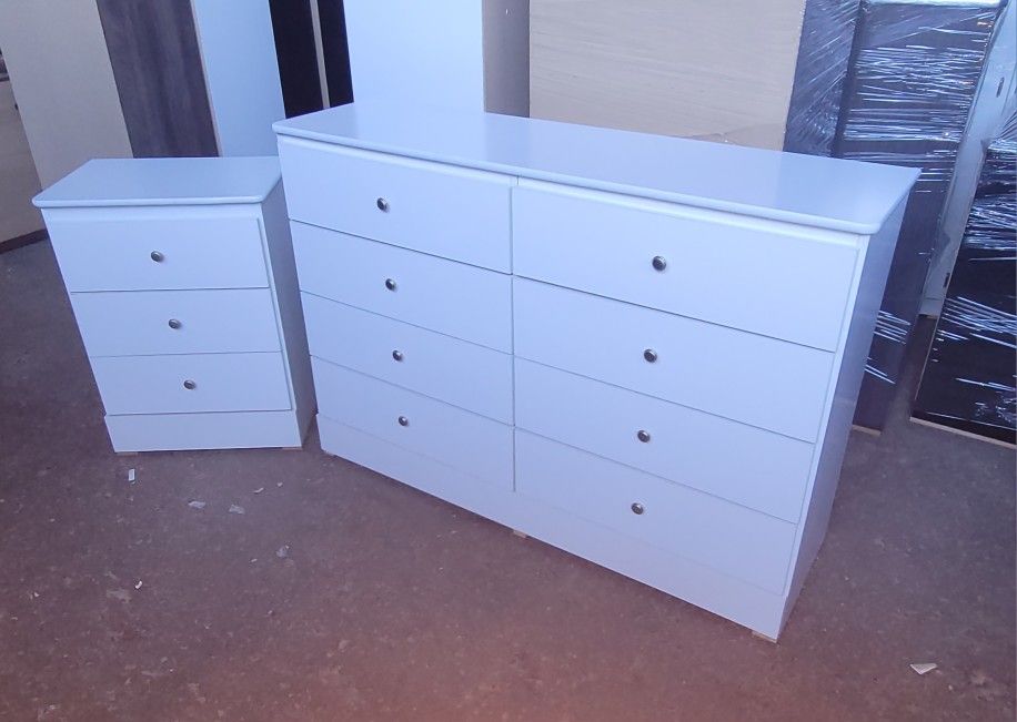 Dresser And Nighstand,Cajonera Gabetero