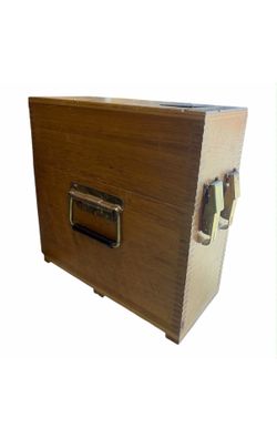 🔥 Vintage DH Instruments 99-303 KG Calibration Mass Wooden Case 11/89 USA🔥