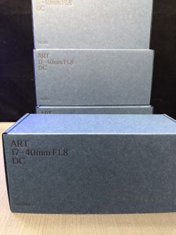 Sigma 17-40mm f/1.8 DC Art Lens (Sony E)