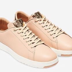 Cole Haan GrandPro Tennis Sneakers Casual Shoes Women’s Size 6.5B Pink Leather