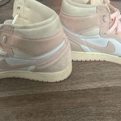 Pink jordan 1s