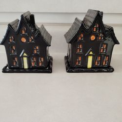 Haunted House Candle Holders