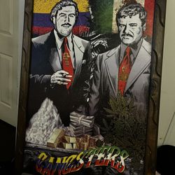 El Chapo And Pablo Escobar Canvas