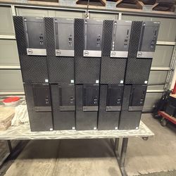Lot of 10 Dell 7050 i7 computers
