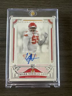 OMARR NORMAN-LOTT ROOKIE AUTO /49