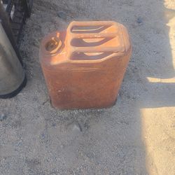 Old Military 'Jerry' Can Gas Container