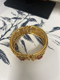 Heavy Gold Plated Bracelets 