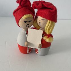 VTG Christmas Singers Swedish Dolls