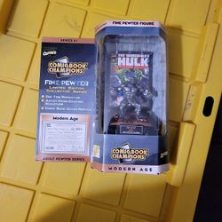 1996 Comic Book Champion The Hulk Limited Edition Fine Pewter Figure