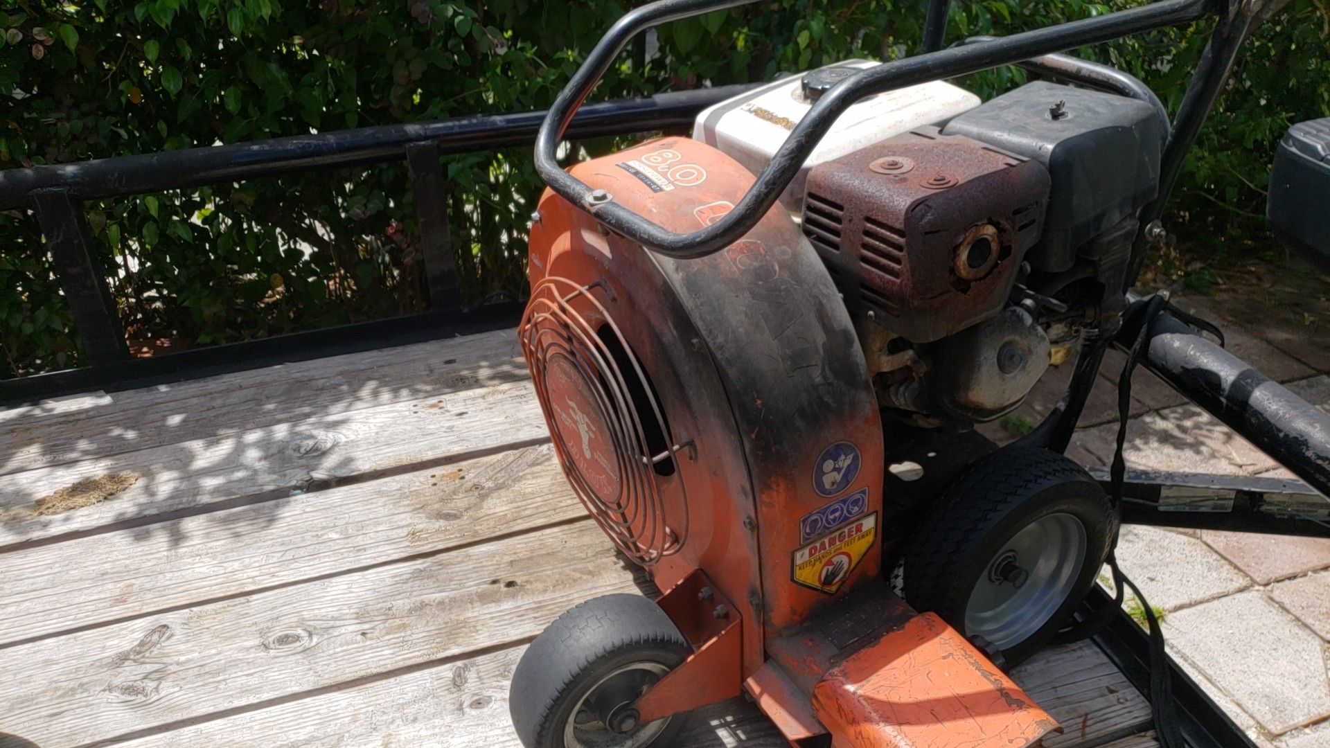 Walk behind Billy goat blower 8.0 hp