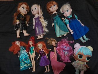 Mixed Lot of  Disney  Dolls