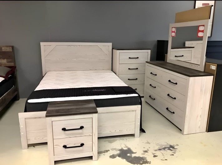 Brand New Ashley bedroom set For Sale With Free Delivery And Cash On Delivery
