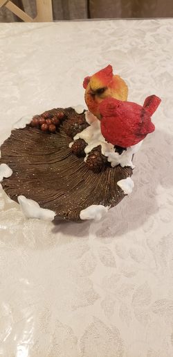 Winter Dish Decor