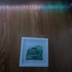 Framed Aesthetic Bridge Painting
