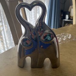 Silver Heart Elephants 