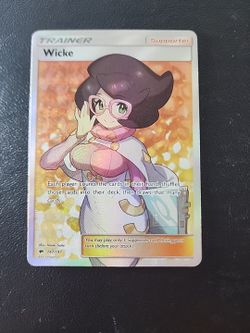 Pokemon Trainer. Wicke holographic 147/147 