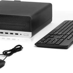 HP EliteDesk 800 G5 SFF i7 32gb RAM 1TB SSD PC w/ RGB Keyboard and Mouse