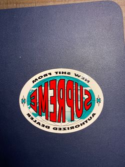 Supreme Sticker
