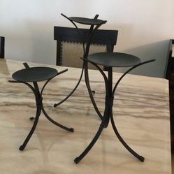 Set Of 3 Candle Holders