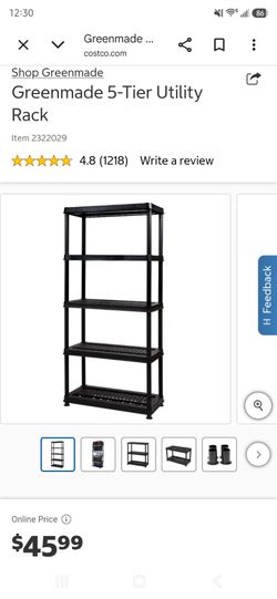 Greenmade 5-Tier Utility Rack - Used