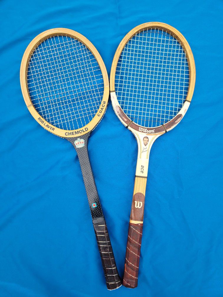 Rod Laver & Jack Kramer Tennis Rackets.