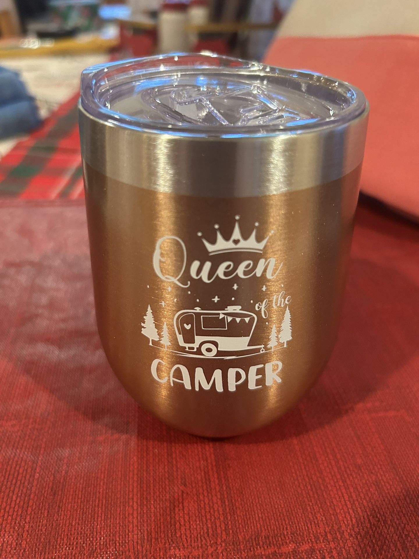 Wine Tumbler-Queen Camper