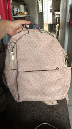 Michael kors pink backpack